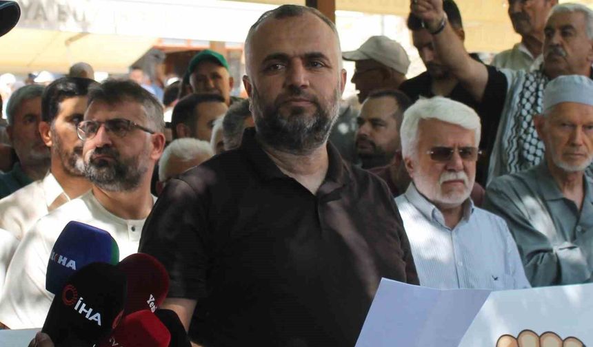 Konya'dan Filistin Konvoyu'na destek gösterisi