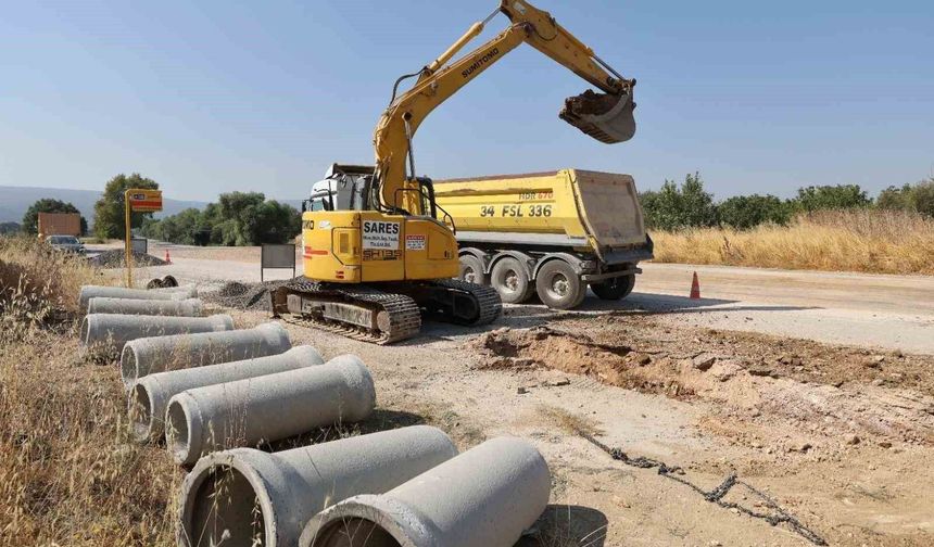 Nilüfer'de Büyükşehir'den 7 bin 600 metrelik yeni altyapı hamlesi