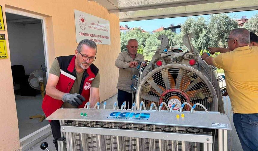 Sarıgöl'de Çiftçiler İçin İlaçlama Test İstasyonu Açıldı