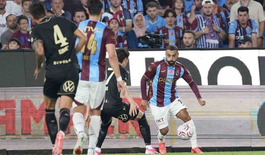 Trabzonspor evinde yıkıldı! Ferencvaros tur için avantajı kaptı
