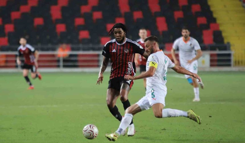 Trendyol Süper Lig: Gaziantep FK 1 - Alanyaspor 1 Beraberlikle Tamamlandı
