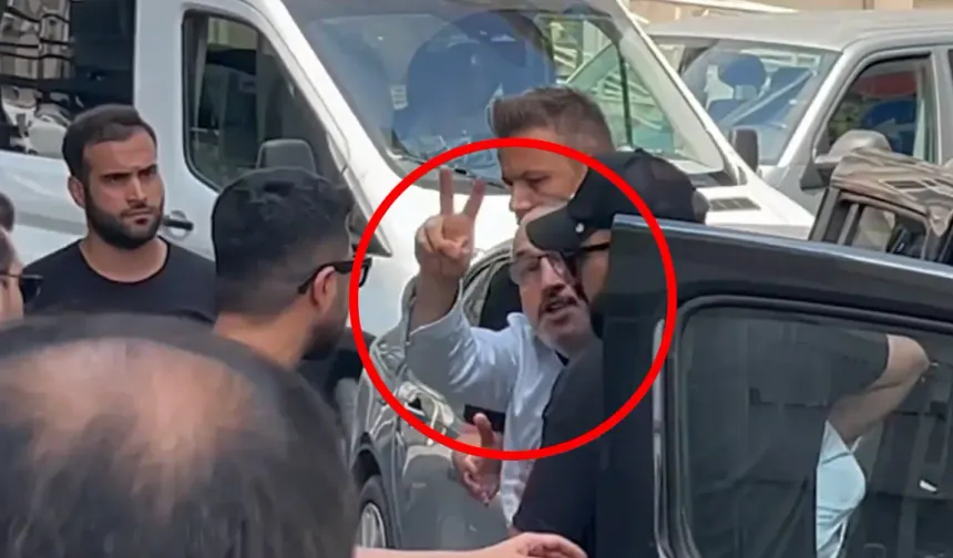 UltrAslan lideri adliyeye böyle götürüldü! Polis aracına binerken ‘Öcalan’ çıkışı