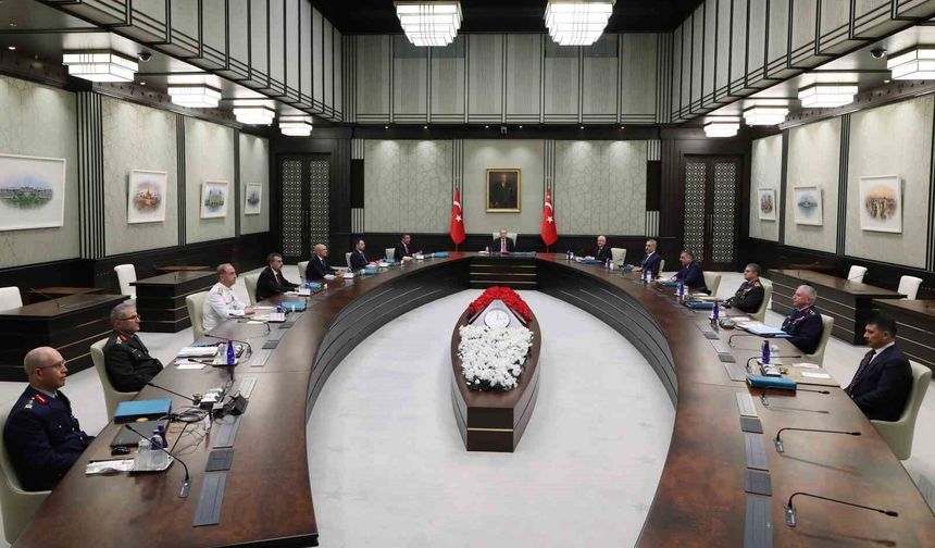 MGK Toplantısı Sona Erdi: 8 Maddelik Bildiride Terörsüz Türkiye ve Gazze Mesajı