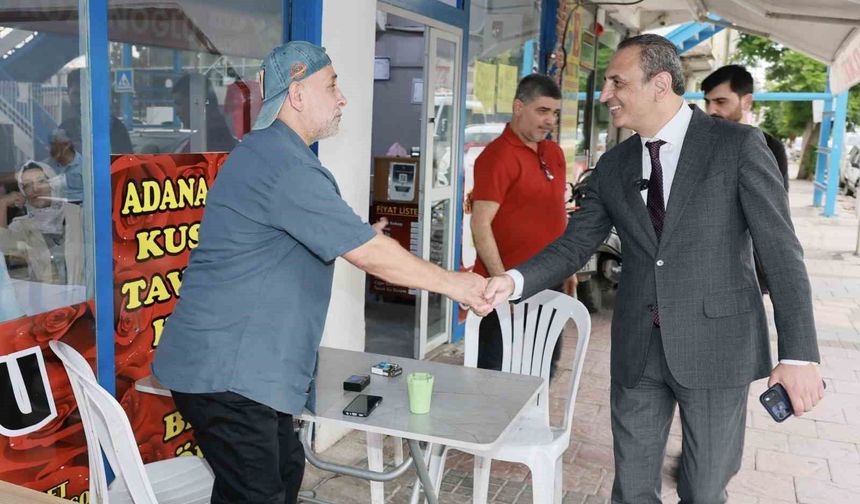 Başkan Vekili Özünal, Esnafın Taleplerini Dinlemek İçin Kışla Caddesi'nde