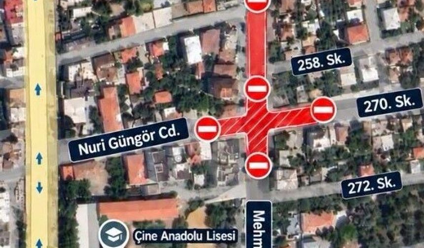 Çine'de Üstyapı Çalışmaları Nedeniyle Yol Geçici Olarak Kapatılıyor