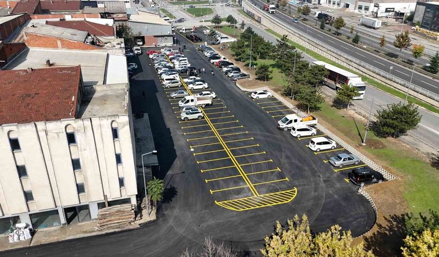 İnegöl'de Yeni Otopark, Mobilya Sanayisine Rahat Bir Nefes Aldırdı