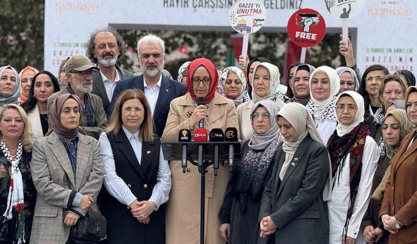 İstanbul'un Anneleri Gazze'nin Çocukları İçin Bir Araya Geldi