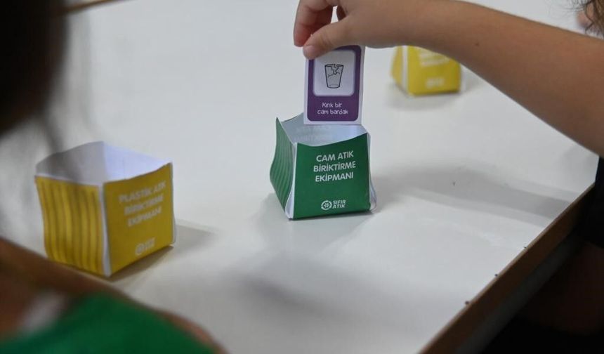 Minik Öğrenciler Sıfır Atığı Oyunlarla Eğlenerek Öğreniyor
