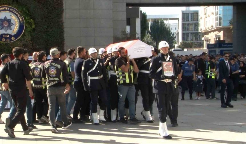 Şehit Polis Memuru Topatan'a Duygusal Veda