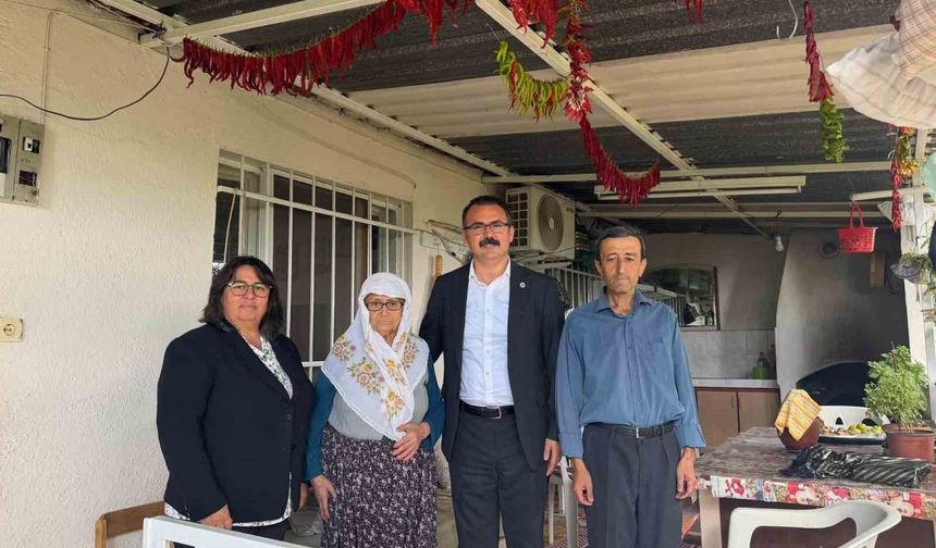 Sultanhisar'da Hane Ziyaretleri ile Ailelerin Yanında Olunuyor