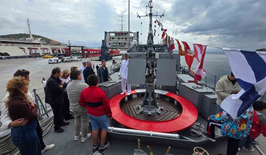 TCG Edincik, Erdek'te Halkın Ziyaretine Sunuldu