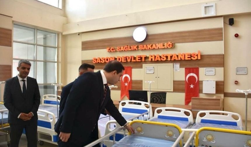Sason'da Yatağa Bağımlı Hastalar İçin 10 Yeni Hasta Yatağı Temin Edildi