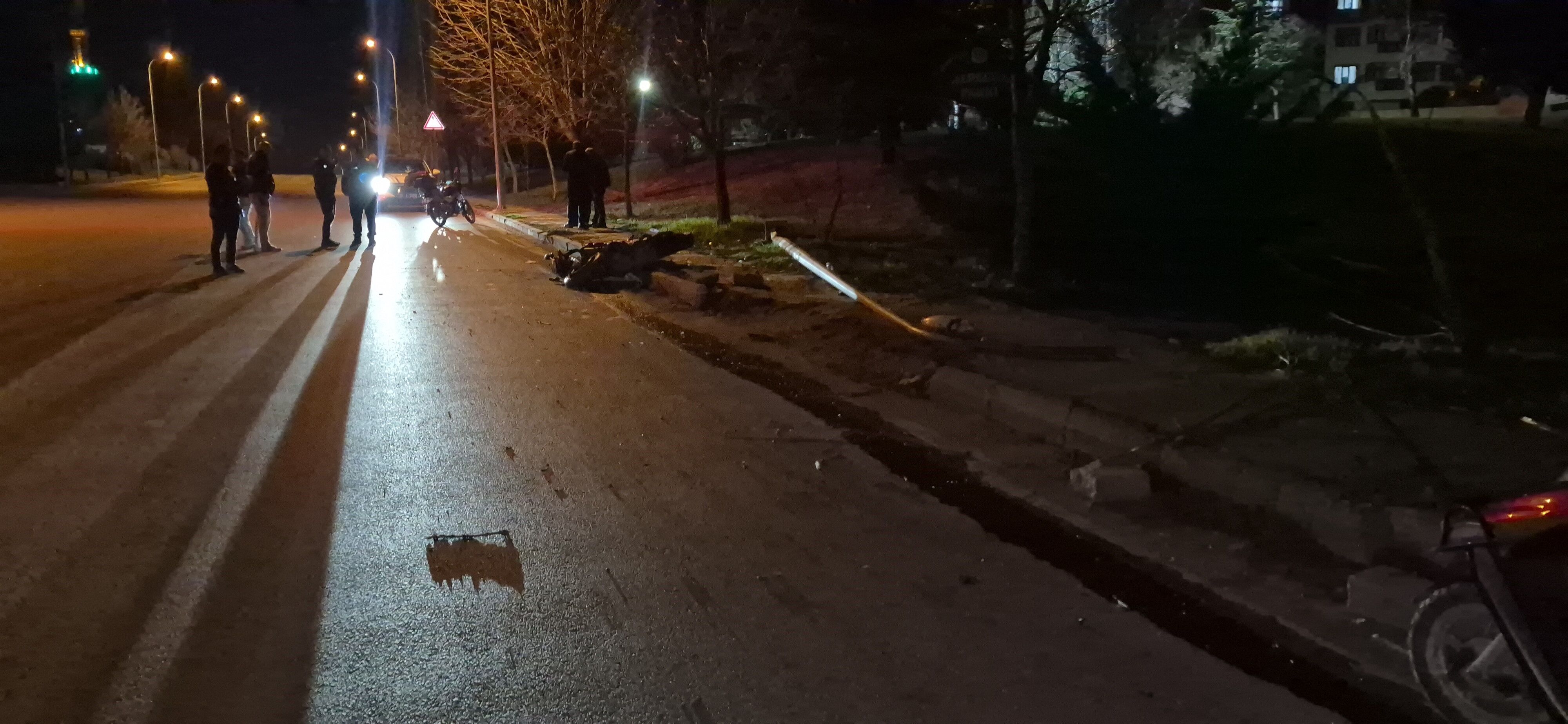 Eskişehir'de Motor Kazası