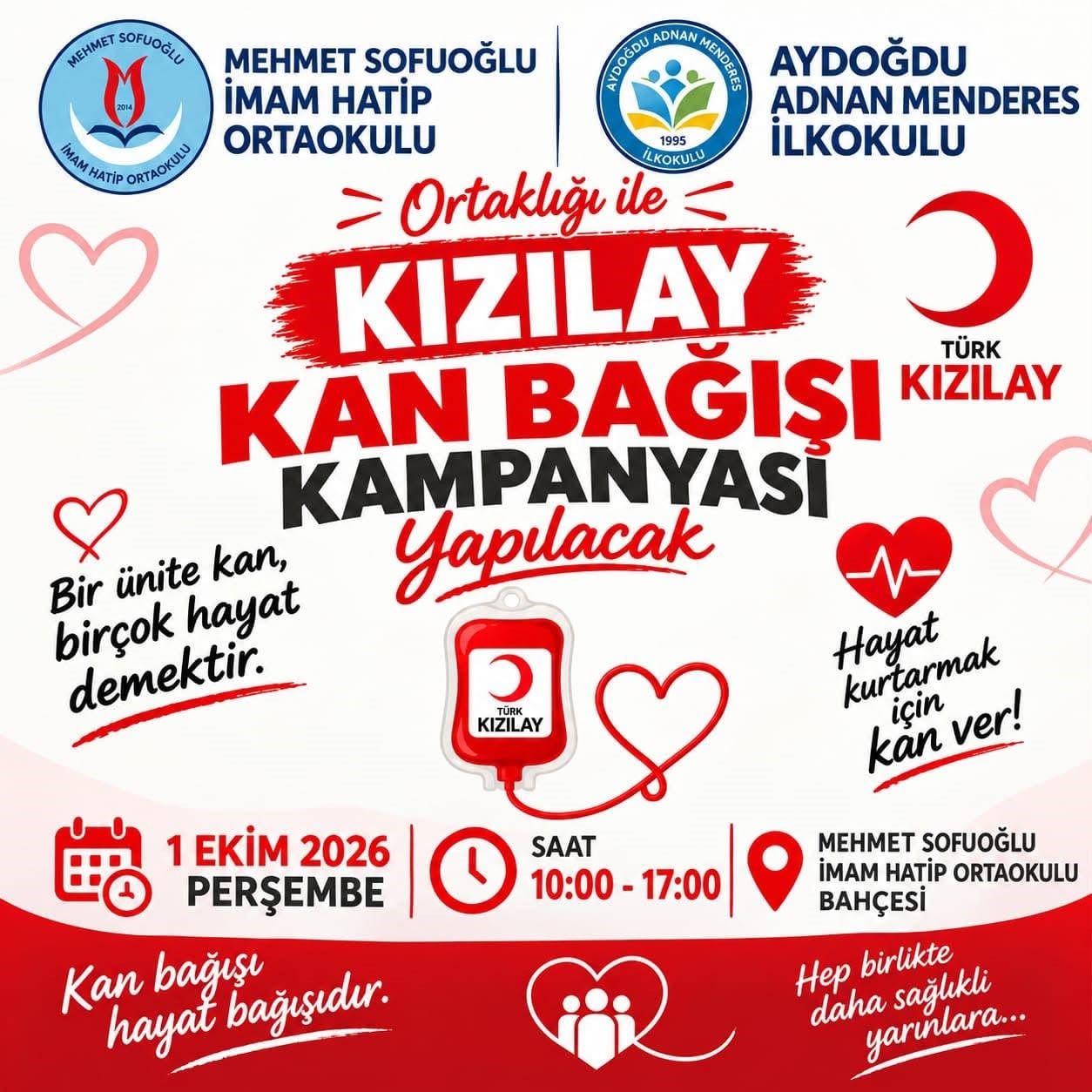 Aydın'da Hayat Kurtarmak İçin Kan Bağışı Kampanyası Düzenleniyor
