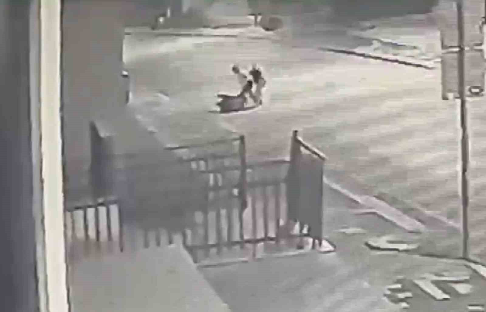 Aksaray'da Kadın Darp Edildi: Güvenlik Kamerası Anbean Kaydetti