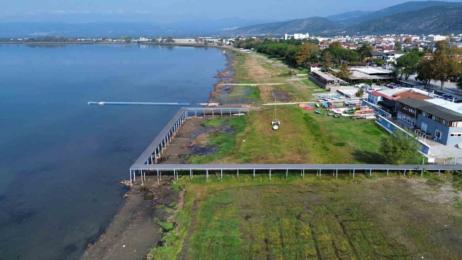İznik Gölü'ndeki çekilme endişeleri sürüyor, barajlar doldu