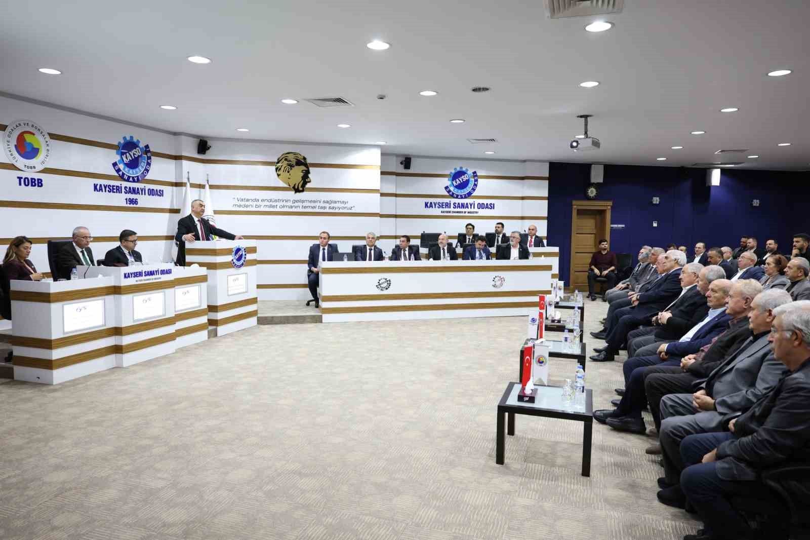 Kayseri Sanayi Odası Başkanı Büyüksimitci, rekabet gücünü artıracak