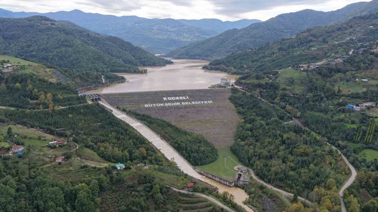 Kocaeli'de Yuvacık Barajı doluluk oranı sağanakla yüzde 83'e çıktı