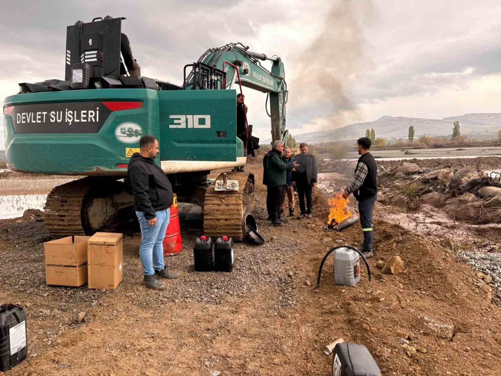 Tercan'da DSİ Çalışmaları Yerinde İncelendi